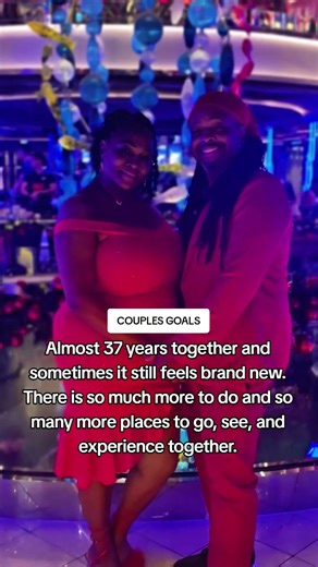COUPLE GOALS! Almost 37 years together and it still feels brand new. More adventures ahead. #viral
