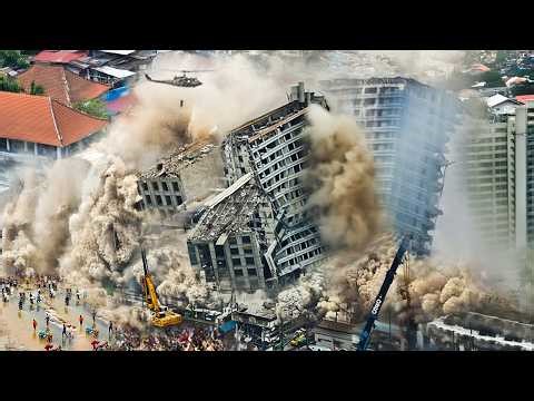 Massive Earthquake in Indonesia! Buildings Collapse in Manado, 7.6 Quake Triggering Tsunami Warning