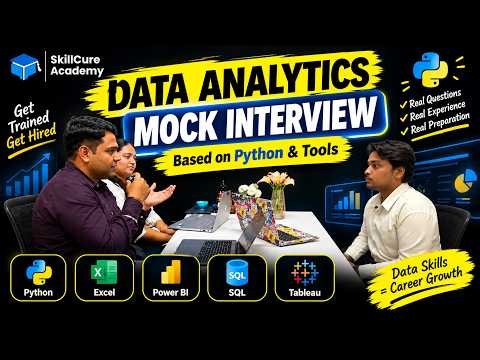 Python Interview for Freshers | Core Python Questions with Real-Time Examples | Mock Interview.