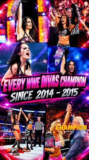 Every WWE Divas champion since 2014 - 2015 #wwe #wrestling #prowrestling