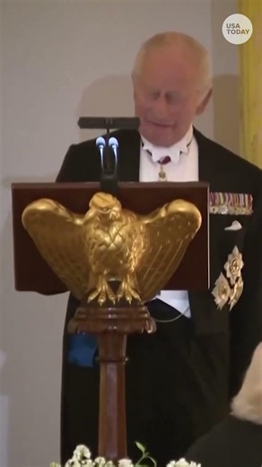 King Charles jokes about Trump’s new White House ballroom. See the moment.