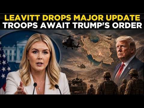 US News LIVE: Leavitt Gives Major War Update — US Troops Positioned, Awaiting Trump’s Final Order