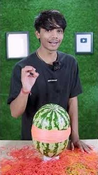 EXPLODING WATERMELON WITH RUBBERBANDS #shorts