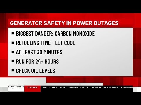 Avoid the ‘invisible killer.’ Here’s how to safely use a portable generator in the cold