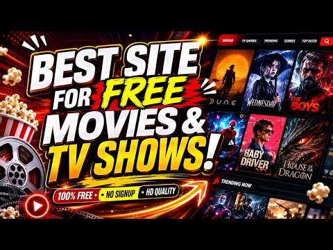 Best Free Movie Streaming Sites 2026! | How To Watch Movies For Free Online!