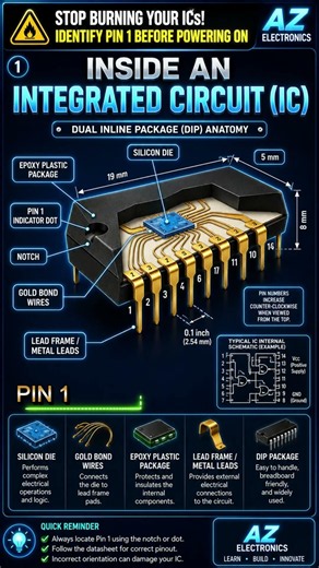 Inside an Integrated Circuit (IC) | How Microchips Really Work! 🔬⚡