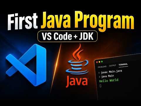 Java First Program in VS Code Using JDK | Step-by-Step Tutorial | Developer Coding