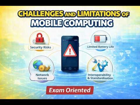 Challenges and Limitations of Mobile Computing Explained | Mobile Computing Lecture Series