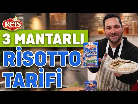3 Mantarlı Risotto (Kremsi & Tane Tane) | Reis Arborio Risotto Pirinci
