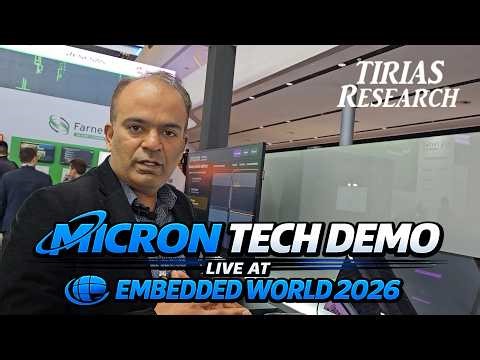 Micron Technology Live Demo at Embedded World 2026 | LPDDR5X & DLEP Innovation