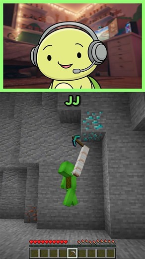 Mikey Got a GOLEM ARM! 💪🤖 #minecraft