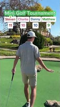 MINI GOLF TOURNAMENT #5 (Hole 5) #minigolf #minigolfing #golf #viral #puttputt #puttputtgolf