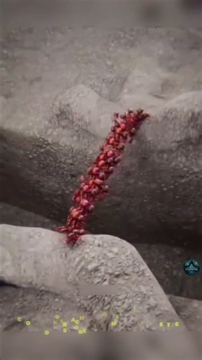 Nature’s Most Amazing Engineering: The Living Ant Bridge! 🔥 #shortsfeed #tamilshorts
