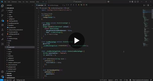 Built a coffee app UI with Flutter and Dart | Mahesh Devshetwar posted on the topic | LinkedIn