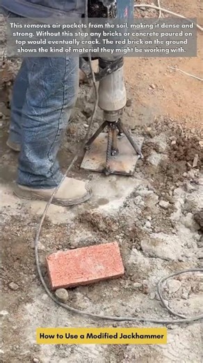How to Use a Modified Jackhammer