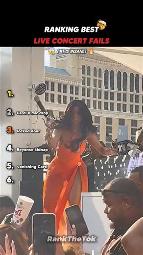 Ranking Best Live Concert Fails 💀🤣