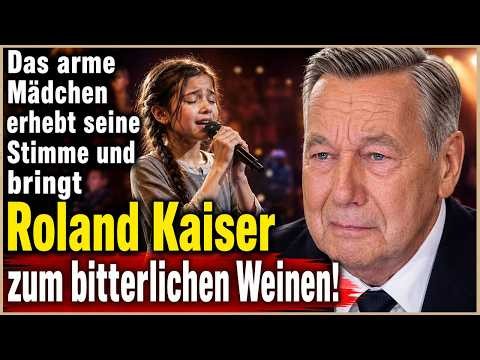 Das arme Mädchen erhebt seine Stimme und bringt Roland Kaiser zum bitterlichen Weinen!