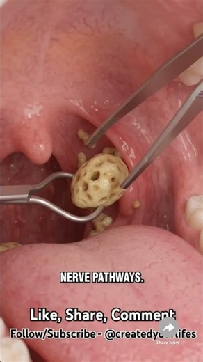 Ever wondered how tonsil stones form inside tonsil crypts and get removed? 😮
