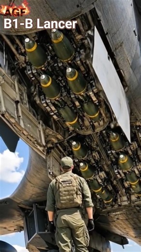 Bomber B1-B Lancer Stomach full of GBU #acehgunfishing