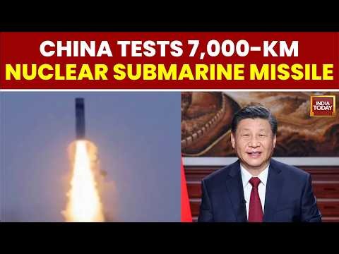 China News: China Launches Long-Range Submarine Missile Into Pacific, Sparks Concern | India Today