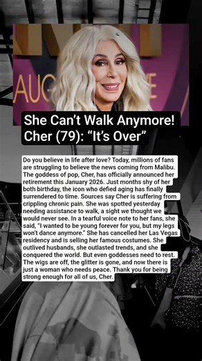 Cher Reflects on a Legendary Career and the Next Chapter of Her Life