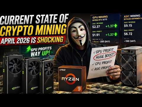 GPU Mining Just Got INSANE!!! - State Of Crypto Mining APRIL 2026
