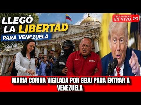 DONALD TRUMP CONFIRMA OPERATIVO CONTRA DIOSDADO🔴MARIA CORINA LLEGA A VENEZUELA POR ELECCIONES