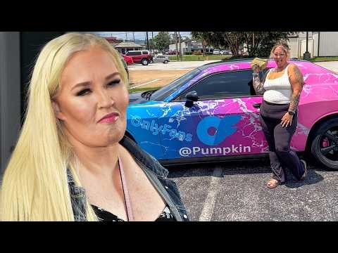 Mama June SHOCKED by Pumpkin Picking Her Up in OnlyFans-Branded Car