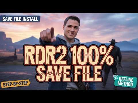 How to Install 100% Save Game in Red Dead Redemption 2 (PC) Offline | 2026 Guide