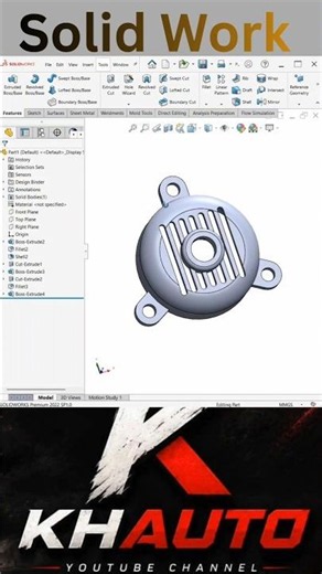 Design This Mechanical Part Like a Pro | SOLIDWORKS. #cad #shortsvideo #design #viral #shortvideo
