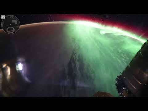 Day Turns to Night—and Auroras Appear | 8K ISS Journey Across Earth