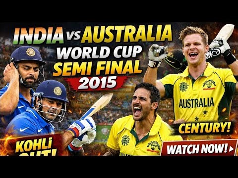 Australia vs India | Semi-Final 2 |ICC Cricket World Cup 2015 | FullMatch Highlights