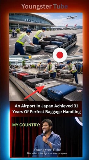 An AIRPORT IN Japan has handled bags for decades without losing even one