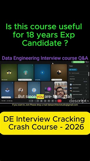 Data Engineering Interview Cracking Crash Course–Questions and Answers April 🚀 FAQ-2
