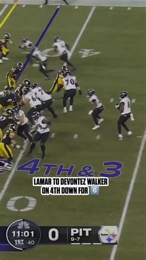 Ravens strike first 🫡 BALvsPIT on NBC Stream on #NFLPlus Peacock | NFL