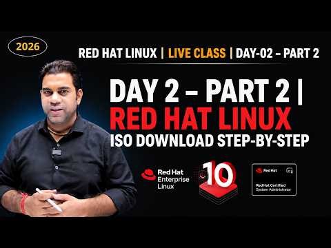DAY 2 – PART 2 | Red Hat Linux ISO Download Step-by-Step