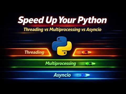 Python Concurrency for AI/ML Engineers ---Threading, Multiprocessing & Asyncio Explained