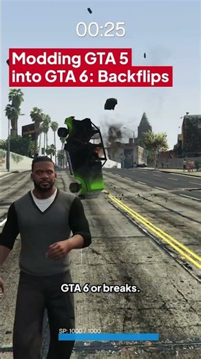 Backflip | Modding GTA 5 into GTA 6 🤸