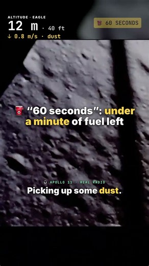 This is REAL footage of landing on the Moon 😳 Apollo 11 #shorts