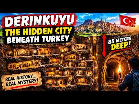 DERINKUYU: The Hidden City Beneath Turkey | 85 Meters Underground! 😱