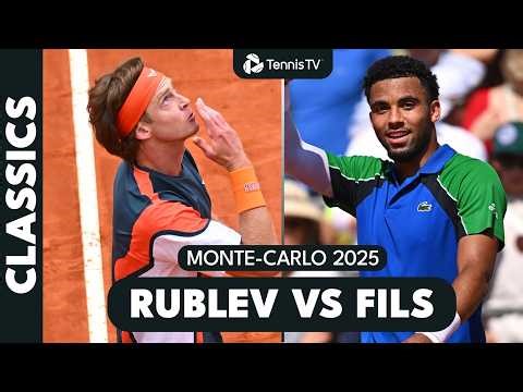 Andrey Rublev vs Arthur Fils First Meeting On Clay 🧱 | Monte-Carlo 2025 Extended Highlights