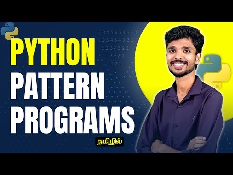 Pattern Programming in Python | Star Pattern & Number Pattern Tutorial for Beginners | In Tamil
