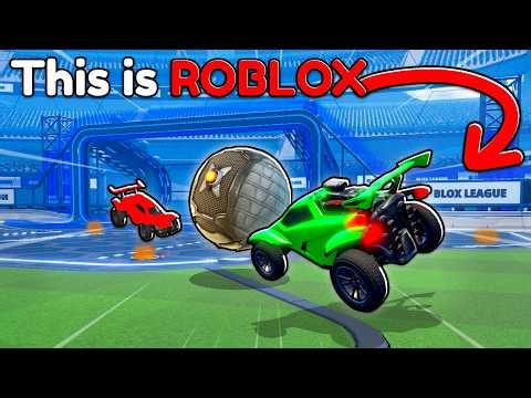 I Played Rocket League In ROBLOX...