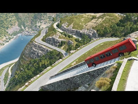 Mobil vs Stairs #2 - BeamNG Drive