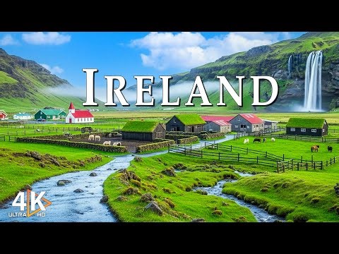 Ireland (4K UHD) Drone Footage – Emerald Cliffs, Wild Coasts With Deep House Chill Music