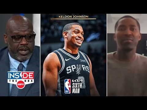 Inside the NBA | Shaq on Spurs' Keldon Johnson has won the 2025-26 NBA Sixth Man of the Year award