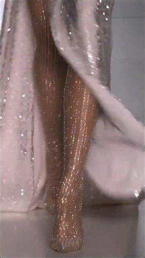 RALPH & RUSSO ✨ A New Dazzling High-Slit Gown