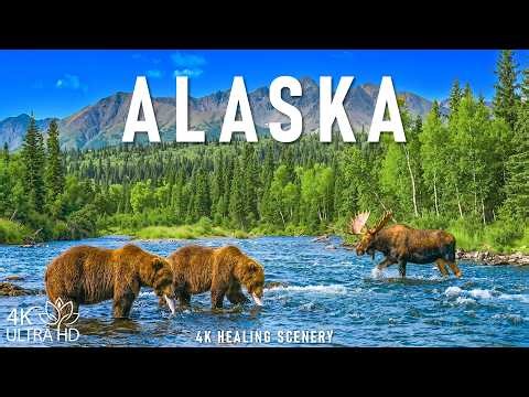 Alaska 4K - America's Last Frontier, Freezing Oceans and Towering Peaks