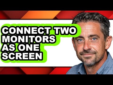 How to Connect Two Monitors as One Screen (easy Method)
