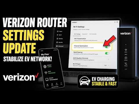How to update Verizon home router settings to stabilize EV charging network - Easy Tutorial